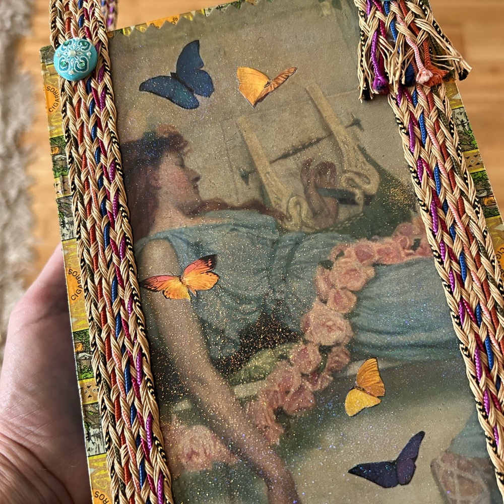 OOAK cigar box purse